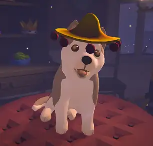 Puppy customization options including breeds, coats and hats